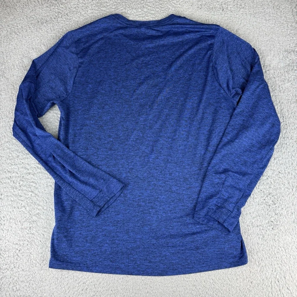 Nike Dri-FIT Running Shirt Mens‎ Medium Blue Long Sleeve Athletic Top DD4754-451